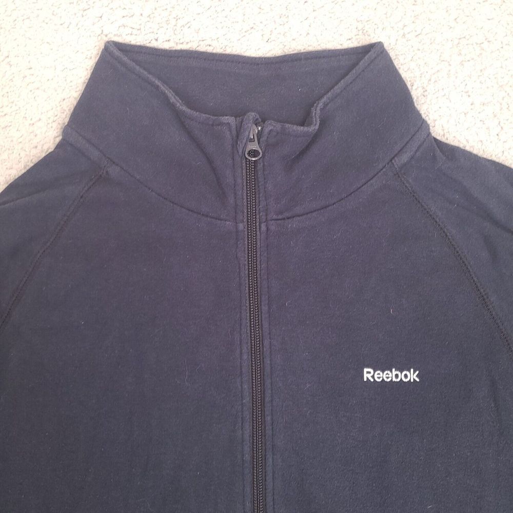 Reebok Womens‎ Full Zip Activewear Jacket Size 2XL Hydromove Cotton Blend - Picture 2 of 12